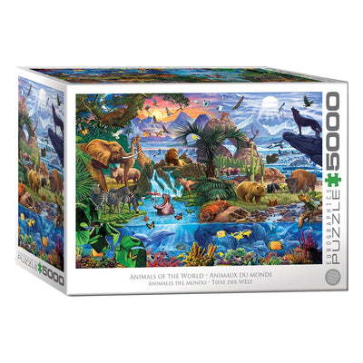 Eurographics - gauna terrestre [faune de la terre] - Steve Crisp - 5000 pièces 101,5×152,5 cm (l×h) - puzzle