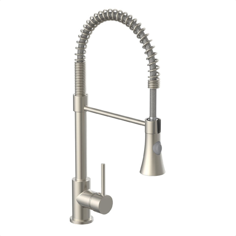 Eisl Eisl Kitchen Mixer Leon Spiral Spring extensible Tête de pulvérisation Couleur nickel