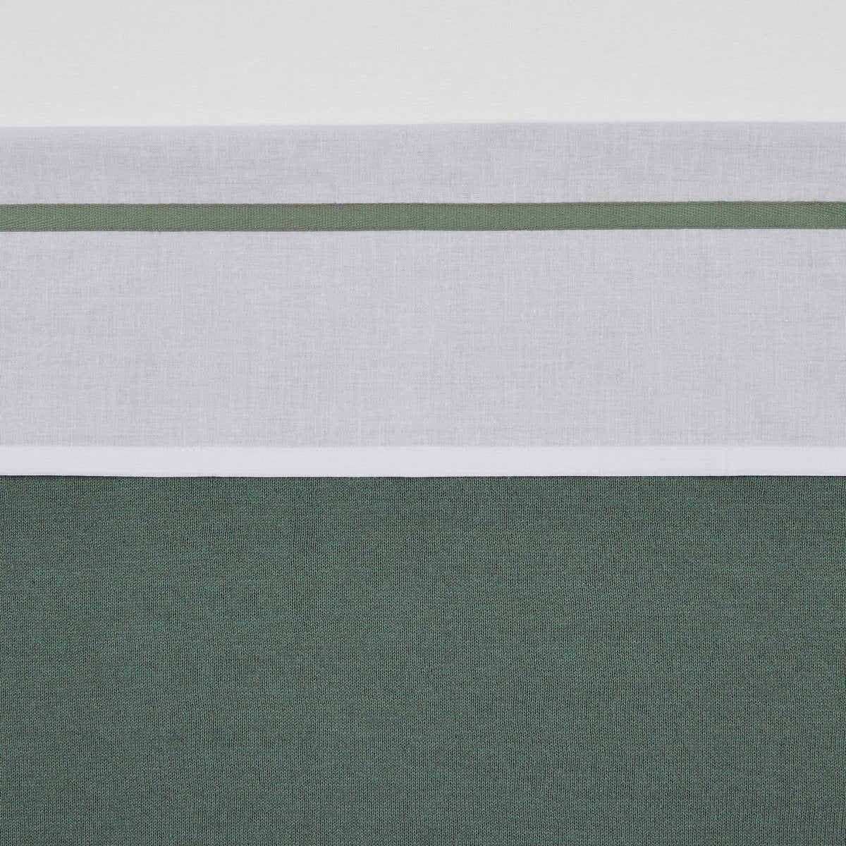 Drap de berceau Meyco - vert forêt - 100x150cm - 0,3 tog