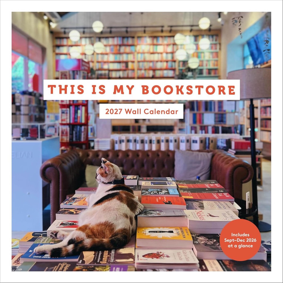 Ceci est le calendrier mural 2027 de ma librairie