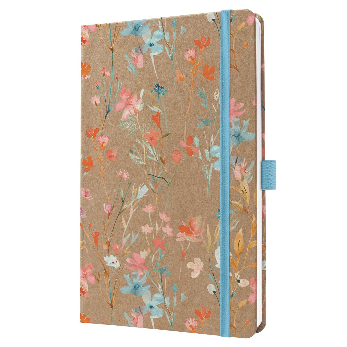 Agenda hebdomadaire Sigel pure 2026 - format A5 - sérénité florale bleue - couverture rigide - si-j6807