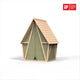 Exit Toys Exit Yuki 100 Playhouse - Maisonnette d'extérieur - Enfants