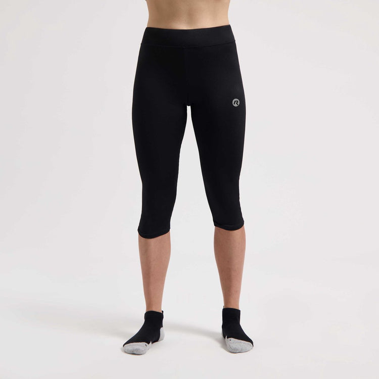 Rogelli core pantalon de course trois-quarts femme - noir - m