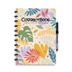 Carnet effaçable Correctbook a4 - beauté botanique - ligné - carnet réutilisable - avec lingette pour stylo - peut être complété par des pages supplémentaires