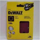 Dewalt accessoires papier de verre 1 4, 115x140mm (d26420), perforé, k100 - dt3014-qz