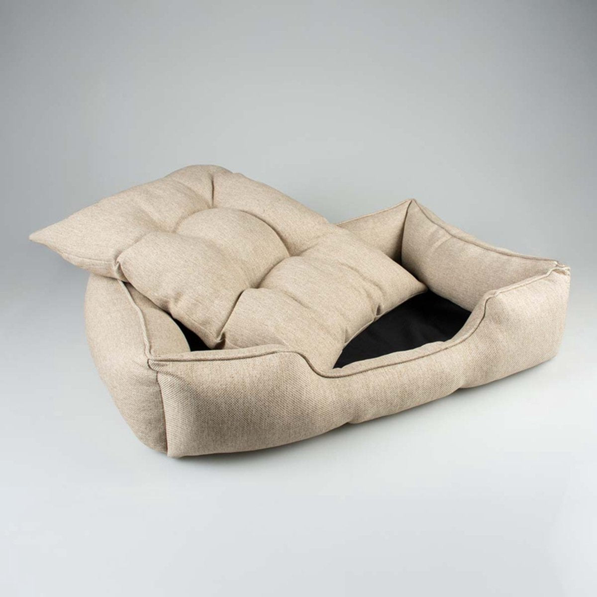 Duvo + lit pour chien duratex beige l-100x70x20cm