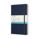 Carnet classique Moleskine - grand - couverture rigide - à pois - bleu saphir