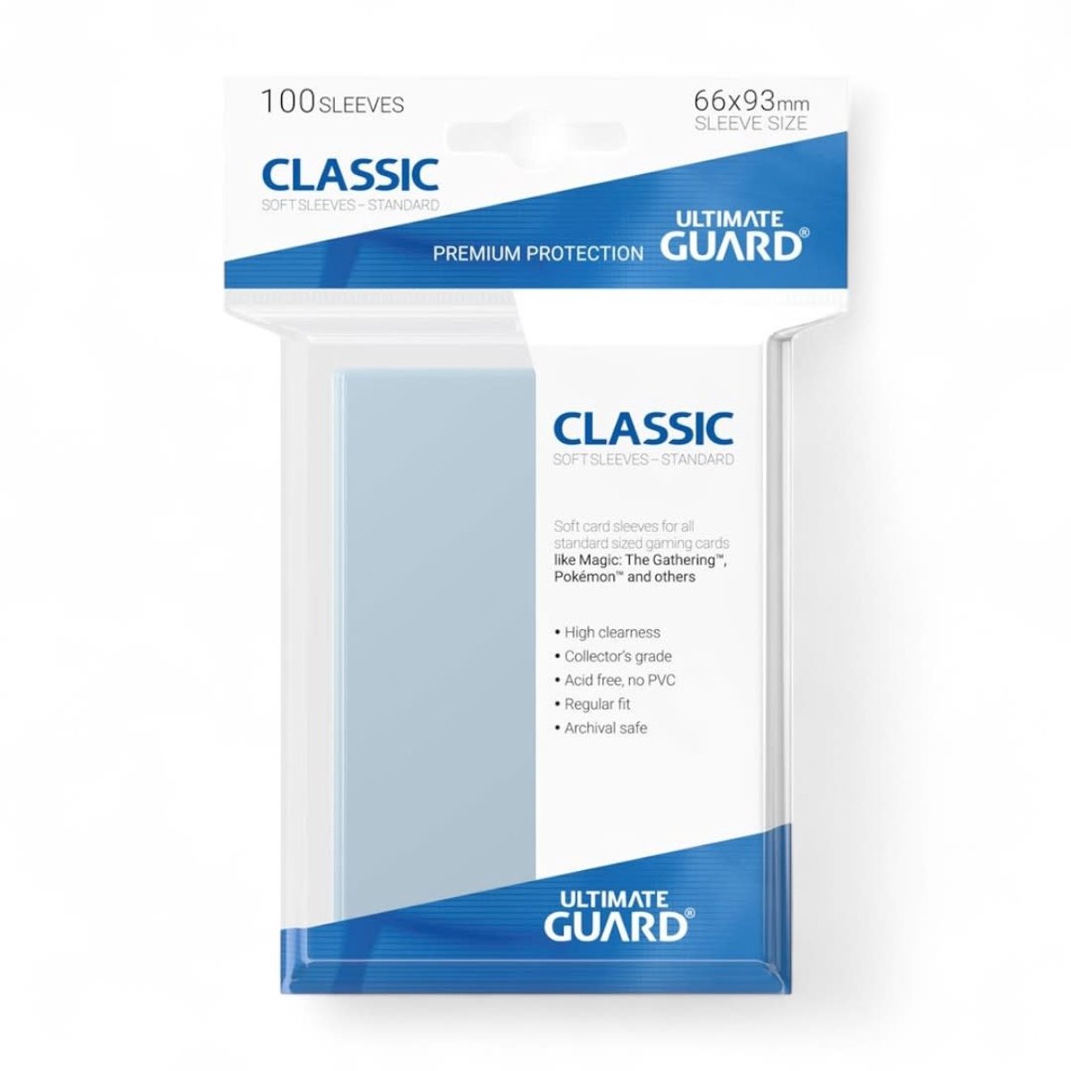 Pochettes classiques Ultimate Guard taille standard (100)
