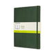 Carnet classique Moleskine - extra large - couverture souple - vierge - vert myrte