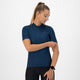 Rogelli core maillot de cyclisme femme - manches courtes - bleu foncé - xl