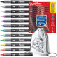 Ensemble de marqueurs acryliques Sharpie - stylo pinceau 12 couleurs
