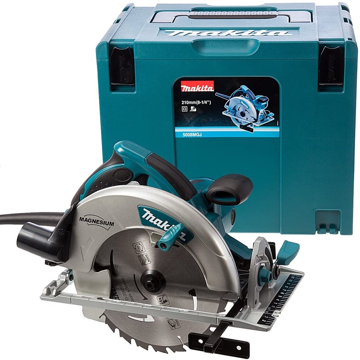Makita 5008 mgj 1800 w scie circulaire à main 210 mm en makpac