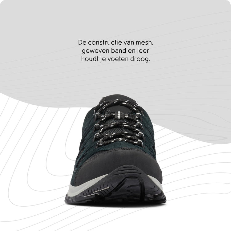 Chaussures de randonnée imperméables homme Columbia Crestwood - noir