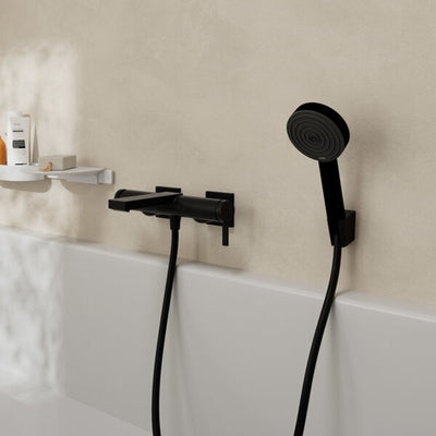 Hansgrohe tecturis e - mitigeur de bain - commande monocommande - bronze brossé