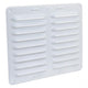 Grille à ailettes Star x Starx 2 rangées - 25 x 20 cm - blanche