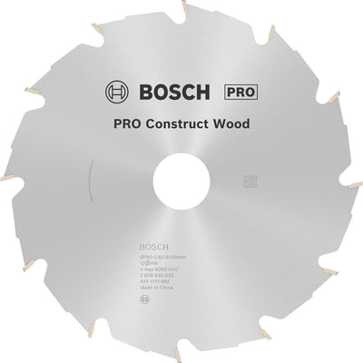Bosch cirkzb constr. bois 190x30x2.6 12t fwf