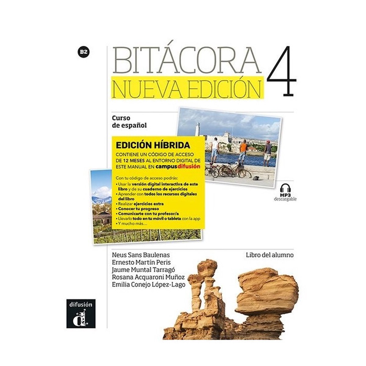 Bitacora nueva edicion 4 - edicion hibrida - livre des anciens élèves b2 + mp3 téléchargeable