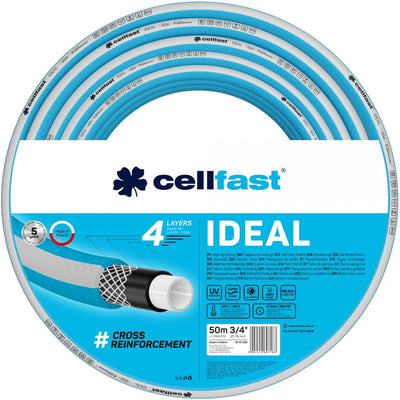Cellfast idéal - tuyau d'arrosage 4 couches - 3 4 - 50m - bleu