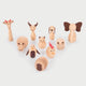Tickit amis les animaux en bois - paquet de 10