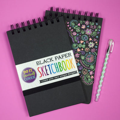 Ooly - bricolage carnet de croquis - petit - noir