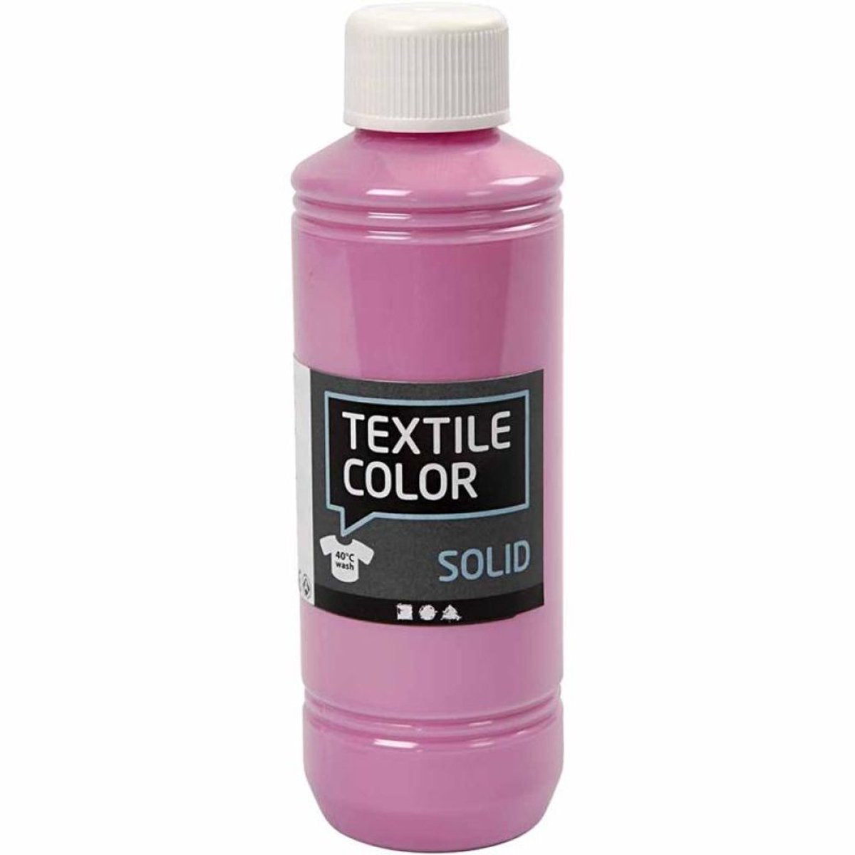 Creativ Company Couleur textile couvrant la peinture textile rose, 250 ml