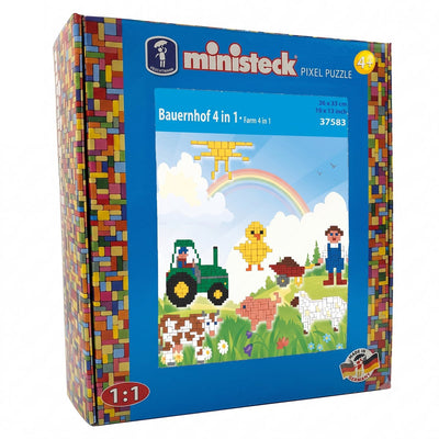 Ensemble mosaïque Ministeck farm xl - 1000 pièces - jouets créatifs.