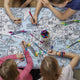 Nappe Eatsleepdoodle avec carte du monde