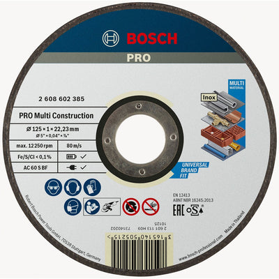 Bosch Cutte Disc Multi-Construction 125 mm