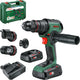 Bosch advancedimpact 18v-80 quicksnap - perceuse-visseuse à percussion sans fil - avec porte-vis magnétique, fixation excentrique, fixation à angle droit, mandrin de perçage 13 mm, embout à visser - 2x batterie Li-ion 18 V (2,5 Ah), chargeur 45 min