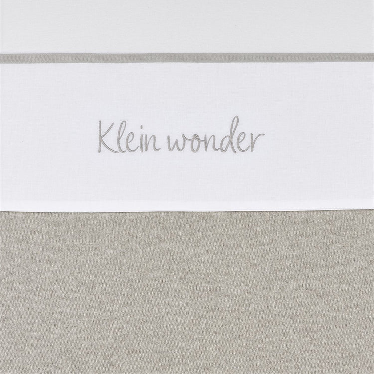 Drap de berceau Meyco baby small wonder - grège - 75x100cm - 0,3 tog