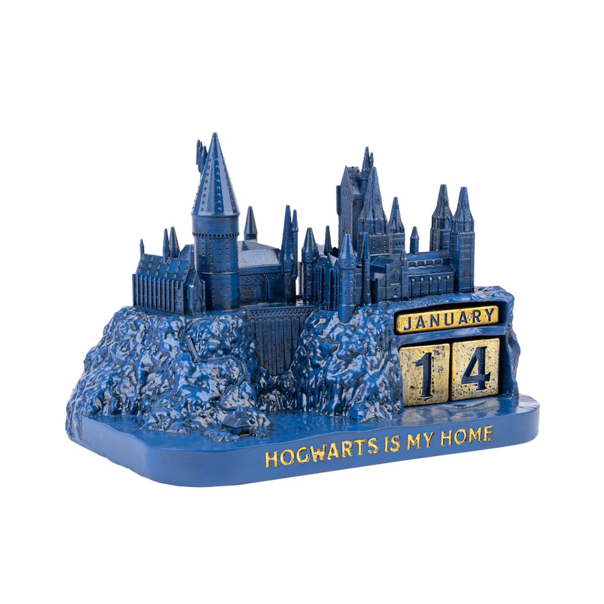 Calendrier Harry Potter - Calendrier perpétuel en résine 3D de Poudlard