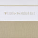 Drap de berceau Meyco baby love you to the moon - sable - 100x150cm - 0,3 tog