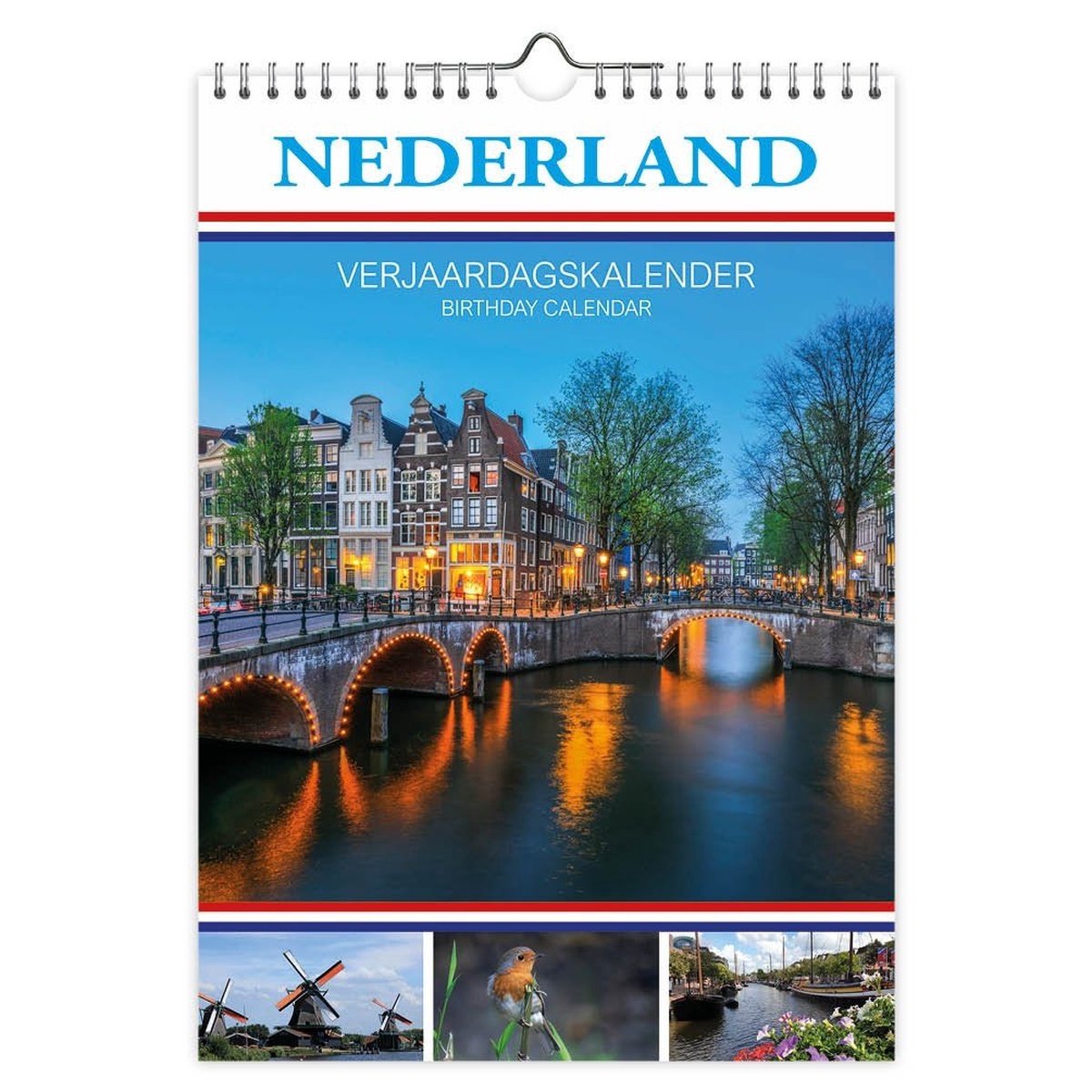Calendrier d'anniversaire Comello Pays-Bas - A4