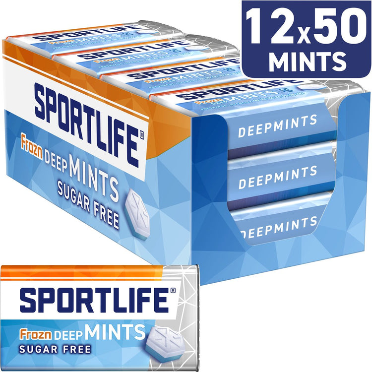 Menthes Sportlife frozn deepmint - menthes fraîches sans sucre - 012x35g