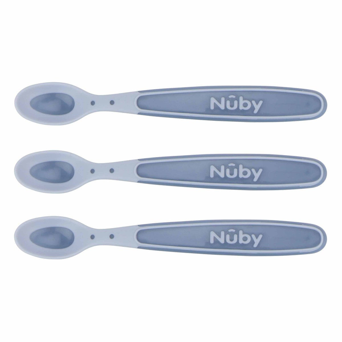 Nûby nuby - cuillères pour bébé thermosensibles - couleur non sélectionnable - 3 pcs