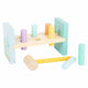 Petit pass du pastel Hamperbank en bois, 8dlg.