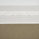 Drap de berceau à volants Meyco - blanc cassé - 100x150cm - 0,3 tog
