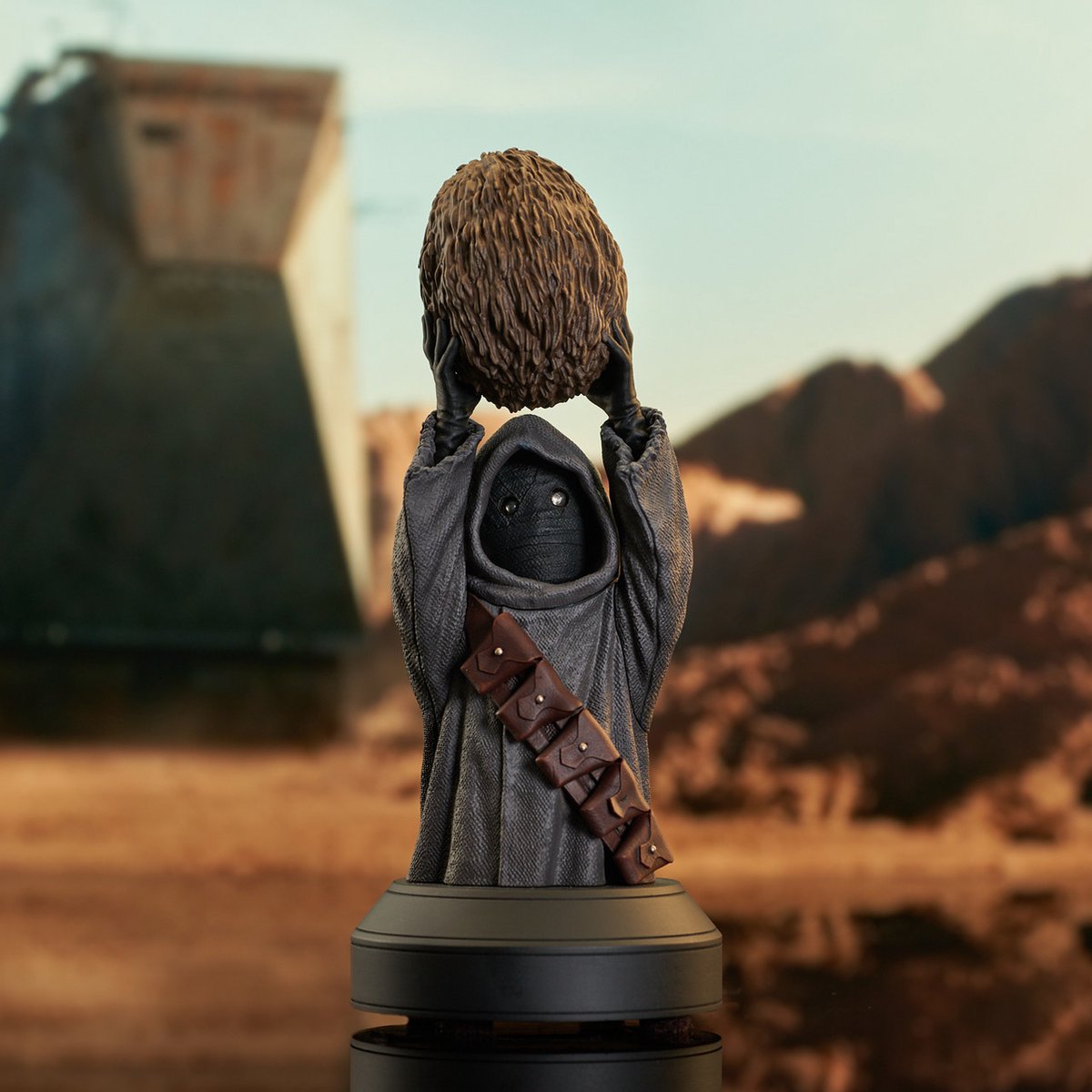 Gentle Giant Star Wars : le buste mandalorien 1 6 jawa hors monde avec œuf de mudhorn bustes de 15 cm