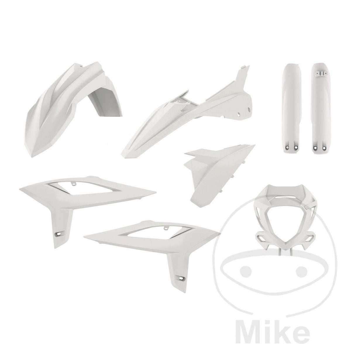 Polisport enduro full beta rr 2t 4t 20 90929 set plastique blanc