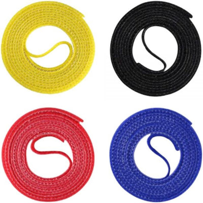 Étiquetez le câble ltc 1230 19 pouces velcro jaune, noir, rouge, bleu