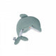 Kaloo - coussin chauffant - peluche - dauphin - chaud et froid