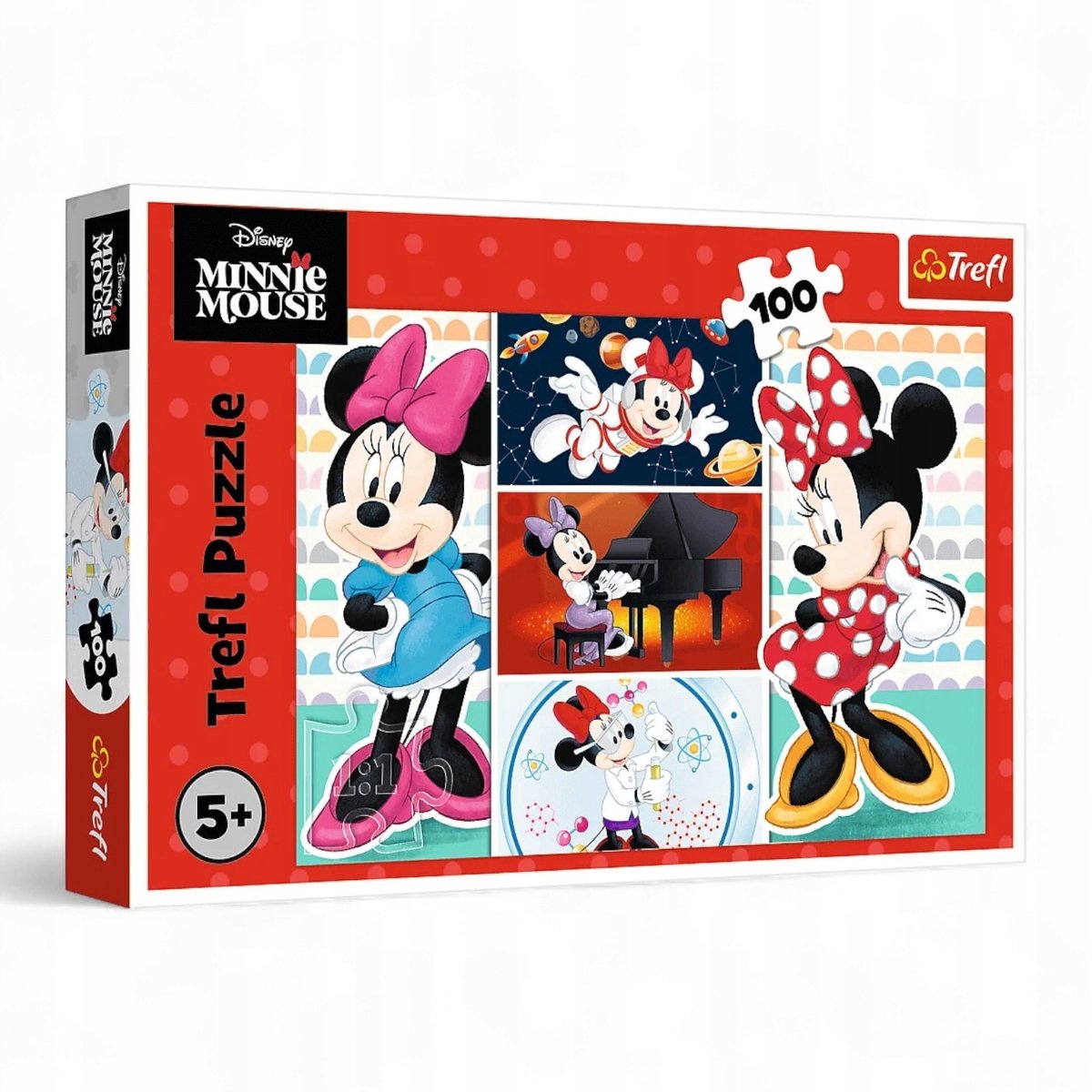 Puzzle Trefl 100 pièces - Minnie Mouse joyeuse