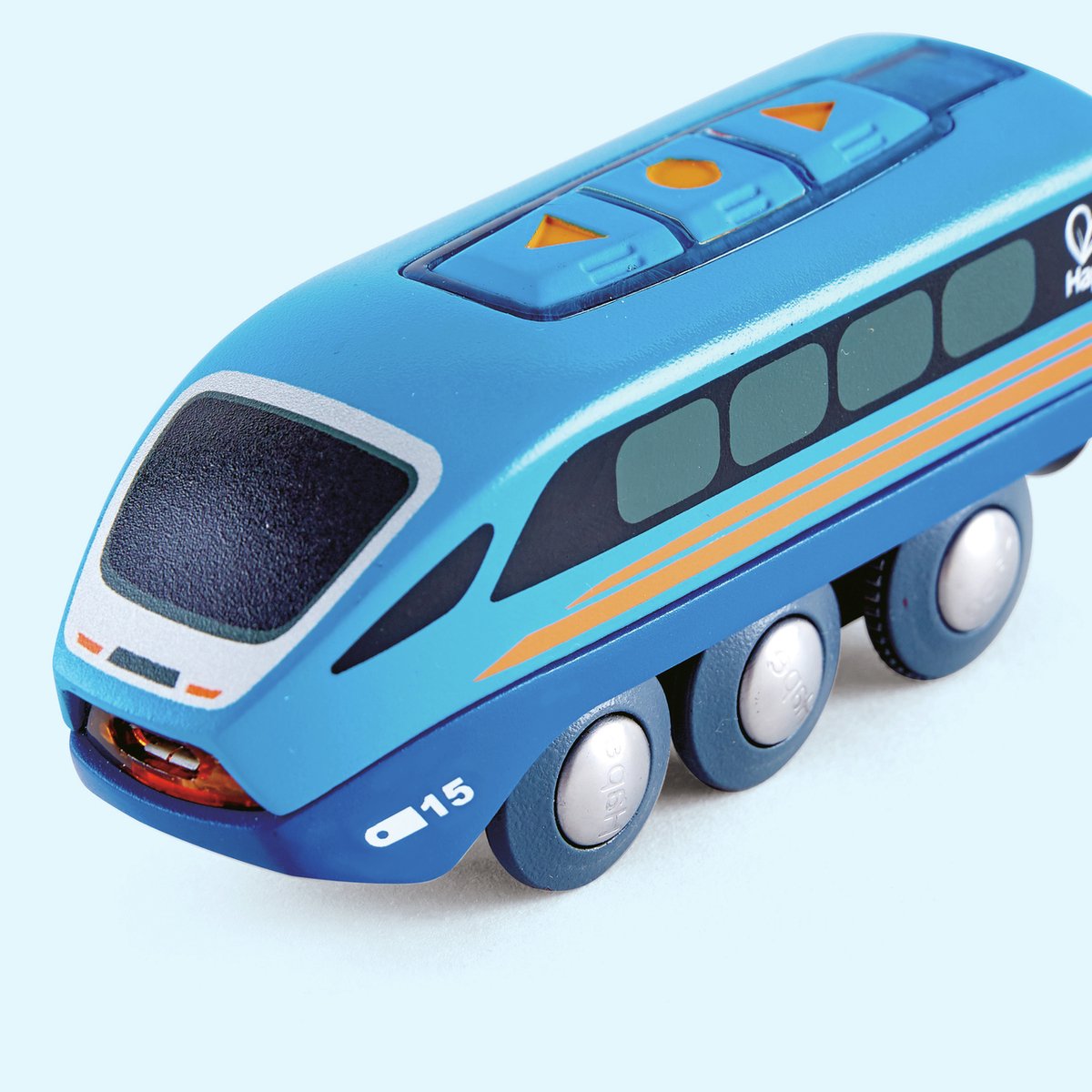 Train pilotable Hape avec application Bluetooth – Coffret en bois pour enfants à partir de 3 ans