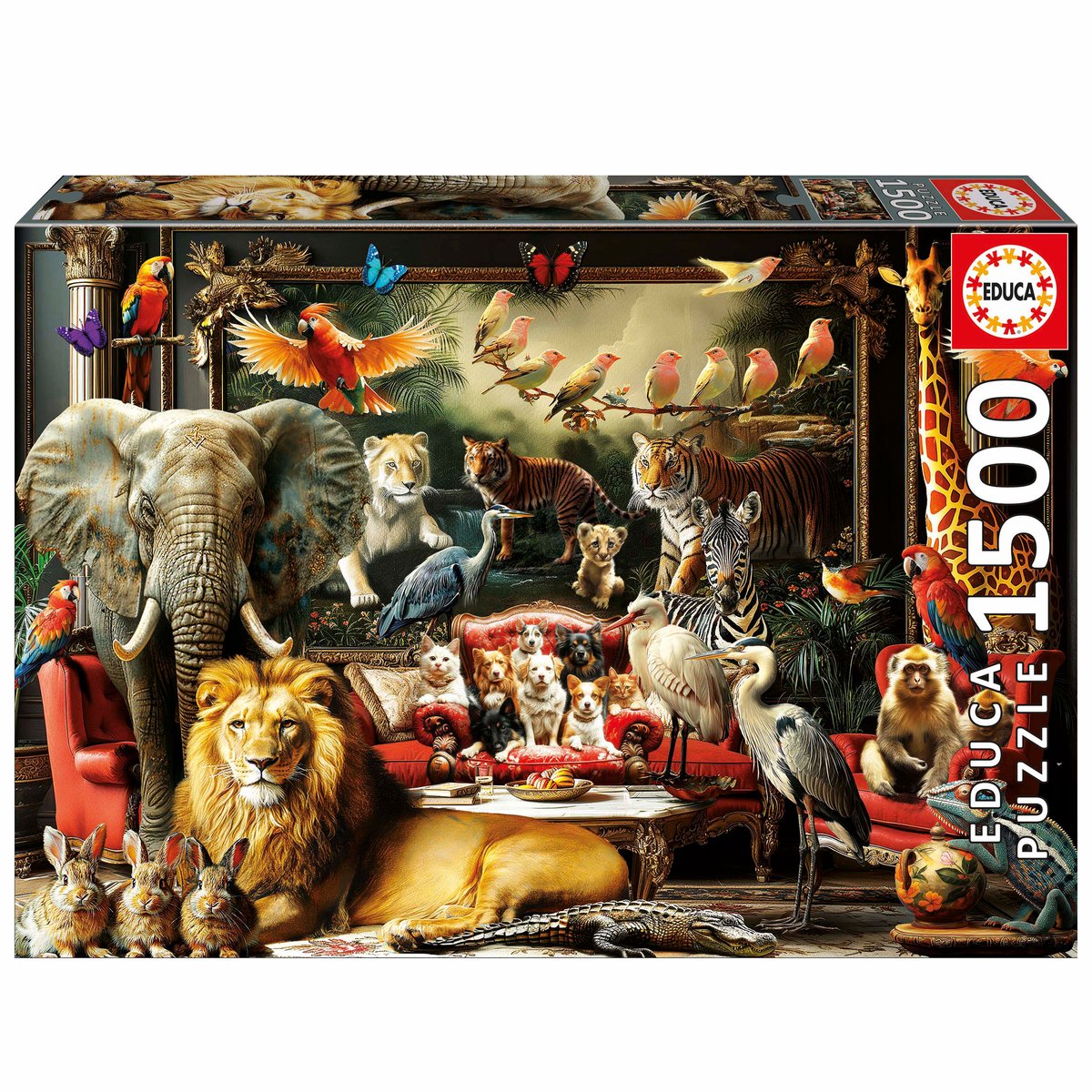 Educa - puzzle - le manoir de los animales - 1500 pièces