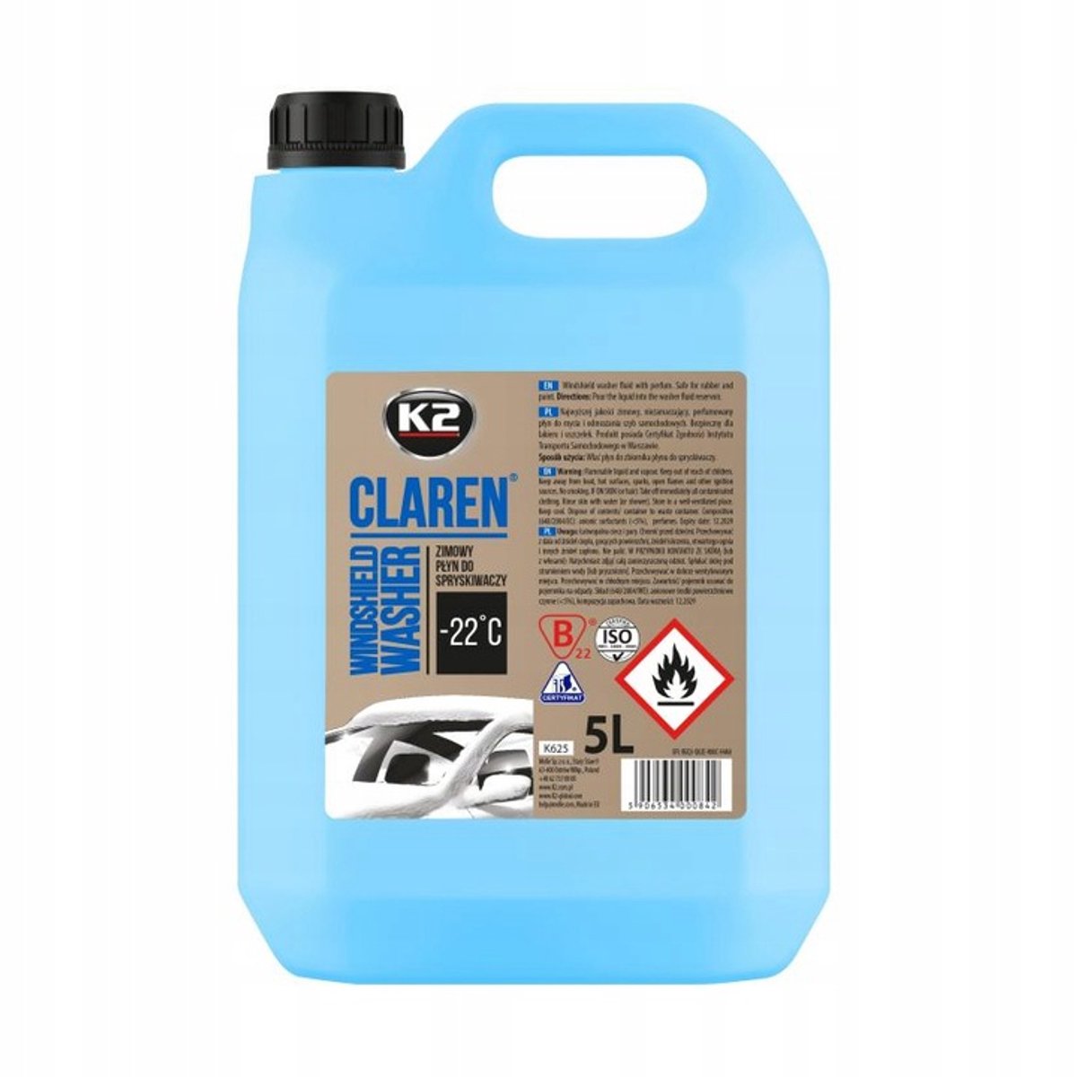 Série K2 - liquide lave-glace - -22°c - parfum - protection contre la saleté