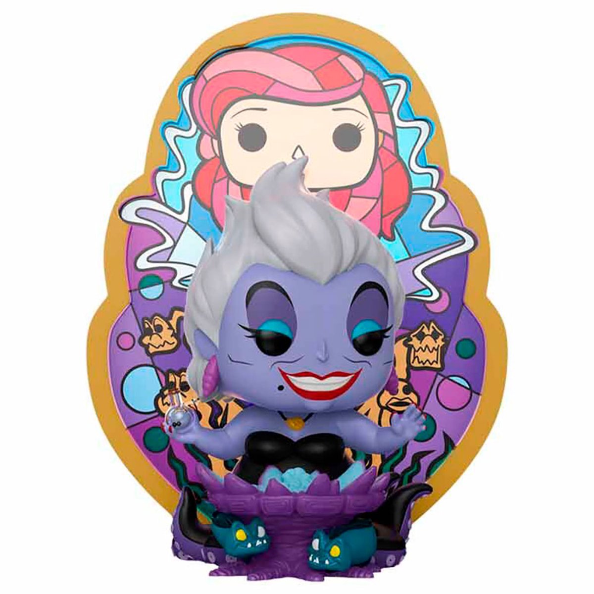 Petite sirène Ursula (vitrail) (pop! deluxe) figurine en vinyle 1638 unisexe funko pop! - multicolore - standard