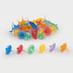 Spinners colorés transparents Tickit ® - paquet de 36