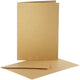Cartes et enveloppes en nacre Creativ company, format carte 10,5x15 cm, format enveloppe 11,5x16,5 cm, or, 10 jeux 1 boîte