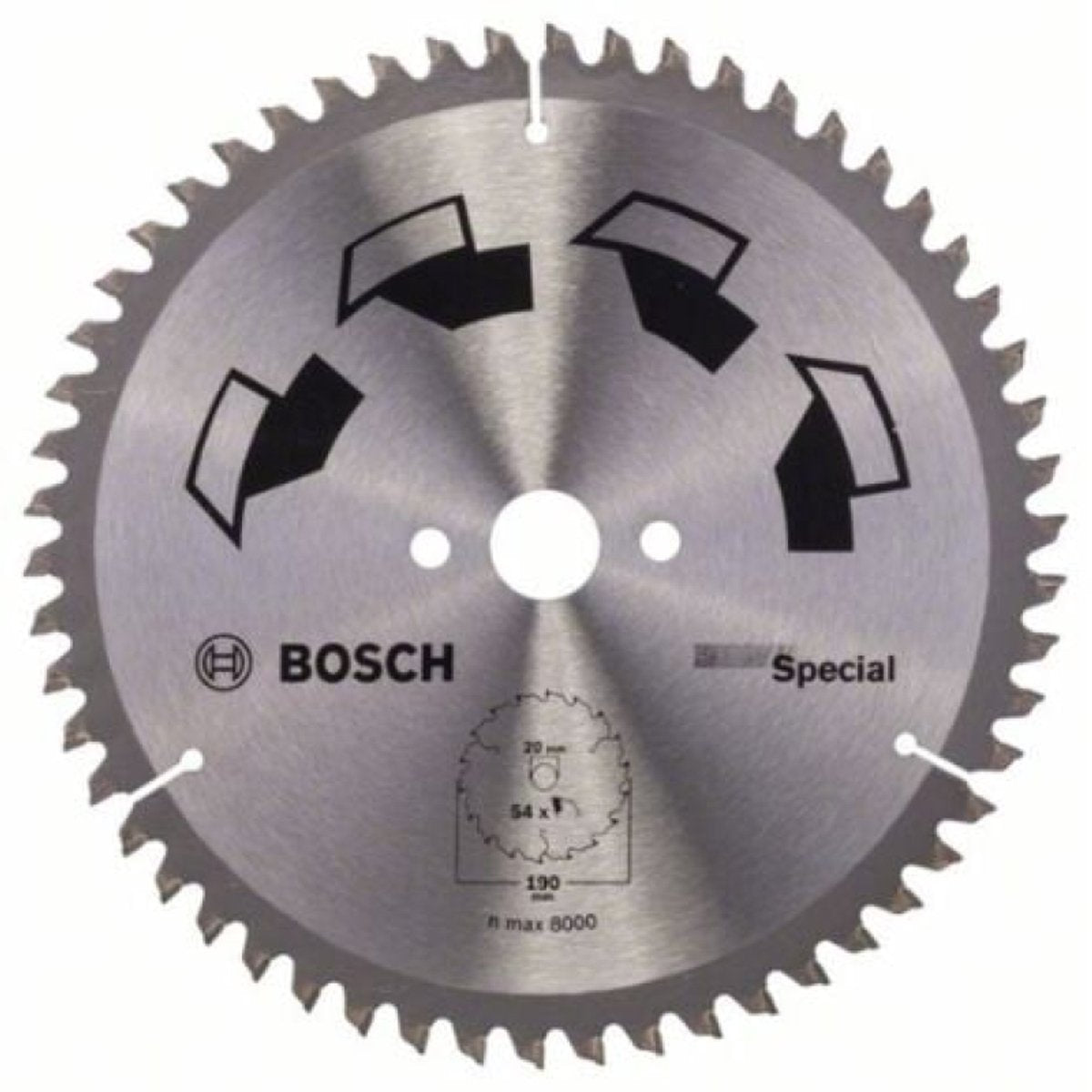 Bosch - lame de scie circulaire spéciale -190 x 20 x 2,5 mm - 54