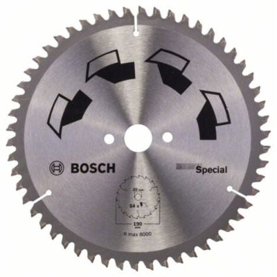 Bosch - lame de scie circulaire spéciale -190 x 20 x 2,5 mm - 54